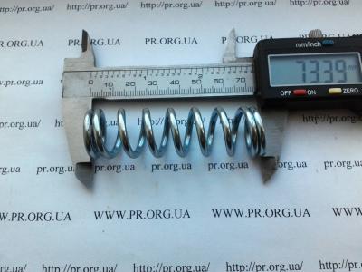 Пружина сжатия 3 х 21 х 73 (Артикул: S6432)