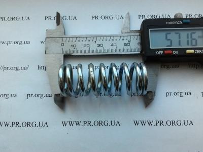 Пружина стиснення 3 х 22 х 57 (Артикул: S6438)