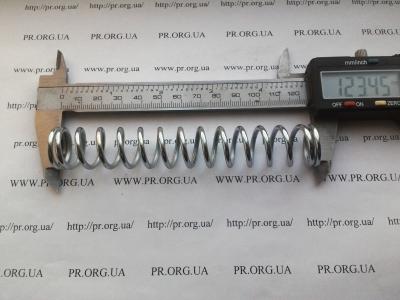 Пружина стиснення 2,5 х 20 х 123,5 (Артикул: S6446)