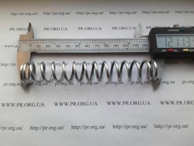 Пружина сжатия 2,5 х 20 х 121 (Артикул: S6448)
