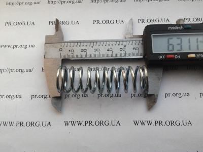 Пружина сжатия 2 х 19,5 х 63 (Артикул: S6457)