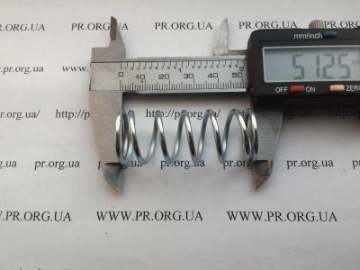 Пружина стиснення 2 х 20 х 51 (Артикул: S6462)