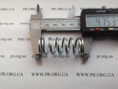 Пружина стиснення 2 х 19,5 х 47,5 (Артикул: S6463)