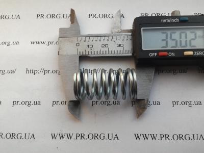 Пружина стиснення 2 х 18,5 х 35 (Артикул: S6466)