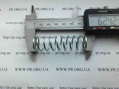 Пружина сжатия 1,8 х 18,2 х 62,5 (Артикул: S6470)