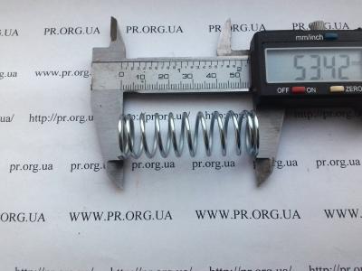 Пружина сжатия 1,6 х 17,8 х 53,5 (Артикул: S6474)
