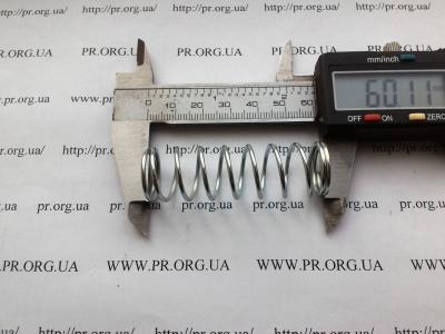Пружина стиснення 1,5 х 18 х 60 (Артикул: S6481)