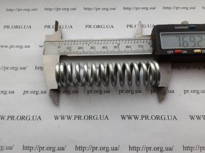 Пружина сжатия 3 х 19 х 77 (Артикул: S6492)