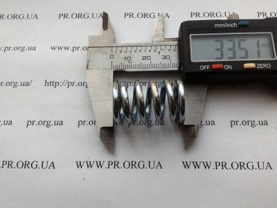 Пружина сжатия 3 х 20 х 33,5 (Артикул: S6494)