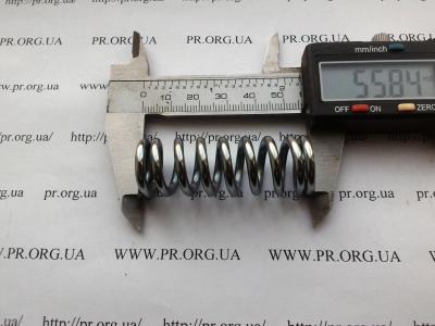 Пружина сжатия 3 х 19 х 55,7 (Артикул: S6497)