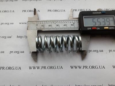 Пружина сжатия 3 х 19 х 55 (Артикул: S6498)