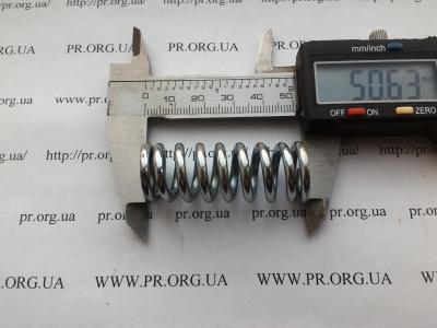 Пружина стиснення 3 х 18,5 х 50,5 (Артикул: S6503)