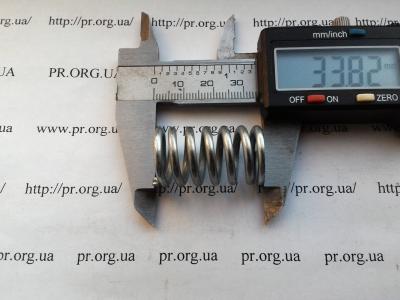 Пружина сжатия 2,5 х 18 х 33,8 (Артикул: S6525)