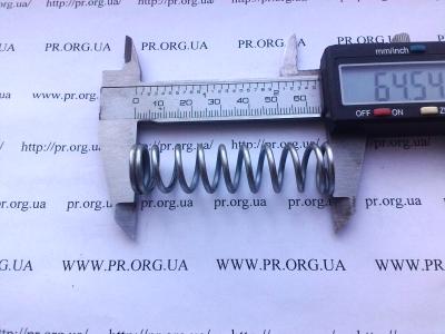 Пружина сжатия 2 х 16 х 64,5 (Артикул: S6543)