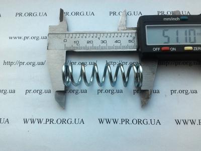 Пружина сжатия 2 х 16 х 51 (Артикул: S6548)