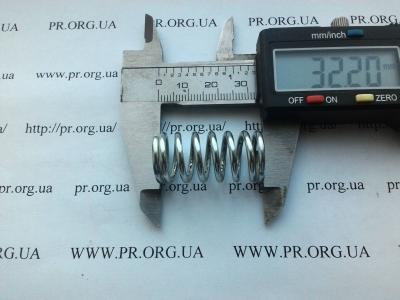 Пружина сжатия 2 х 16 х 32 (Артикул: S6549)