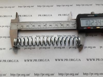 Пружина стиснення 2 х 15 х 102 (Артикул: S6552)