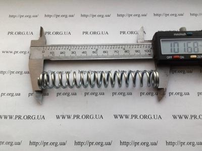 Пружина стиснення 2 х 15 х 101,5 (Артикул: S6553)
