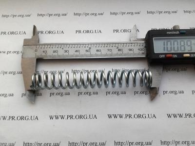 Пружина стиснення 2 х 15 х 101 (Артикул: S6554)