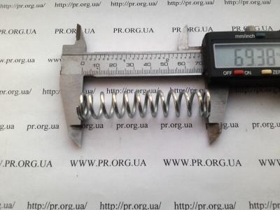 Пружина сжатия 2 х 15 х 69 (Артикул: S6557)