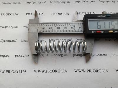 Пружина стиснення 2 х 15,3 х 61 (Артикул: S6558)