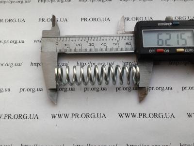 Пружина сжатия 2 х 15,2 х 62 (Артикул: S6559)