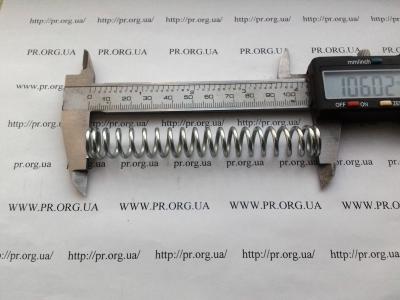 Пружина сжатия 2 х 14,2 х 106 (Артикул: S6571)