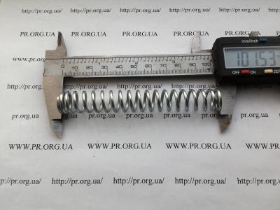 Пружина стиснення 2 х 14,5 х 101,5 (Артикул: S6572)
