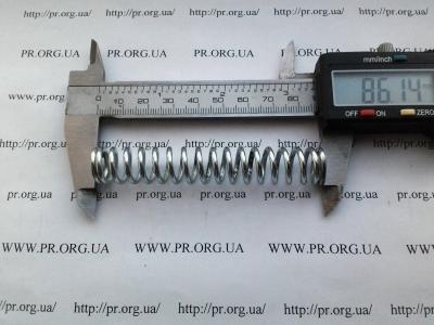 Пружина сжатия 2 х 14 х 86 (Артикул: S6582)
