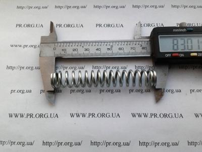 Пружина сжатия 2 х 14 х 83 (Артикул: S6586)