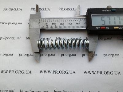 Пружина сжатия 2 х 12 х 57 (Артикул: S6592)