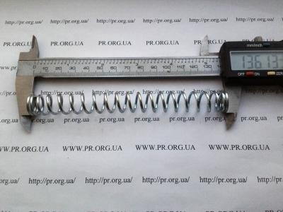 Пружина сжатия 1,8 х 14,6 х 136 (Артикул: S6596)