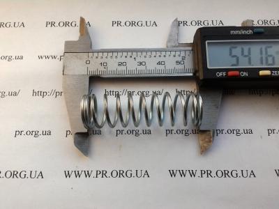 Пружина стиснення 1,5 х 16,6 х 54 (Артикул: S6622)