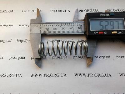 Пружина стиснення 1,5 х 16,6 х 53 (Артикул: S6623)