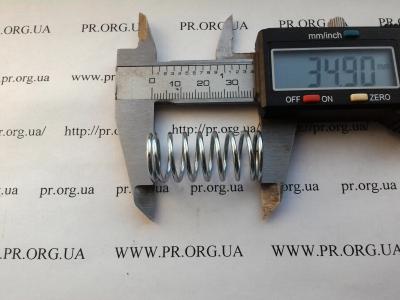 Пружина сжатия 1,5 х 16,3 х 35 (Артикул: S6626)