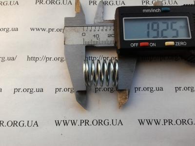 Пружина сжатия 1,5 х 16,3 х 19 (Артикул: S6628)