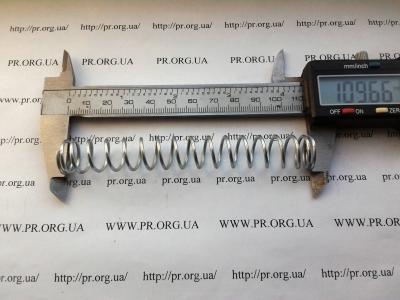 Пружина сжатия 1,5 х 15,3 х 109,5 (Артикул: S6630)