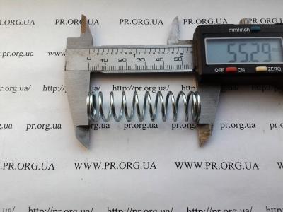 Пружина стиснення 1,5 х 15,2 х 55 (Артикул: S6633)