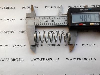 Пружина сжатия 1,5 х 15 х 48,5 (Артикул: S6635)