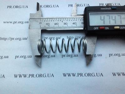 Пружина сжатия 1,5 х 15 х 47,5 (Артикул: S6641)