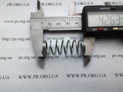 Пружина сжатия 1,5 х 15,4 х 42,5 (Артикул: S6645)
