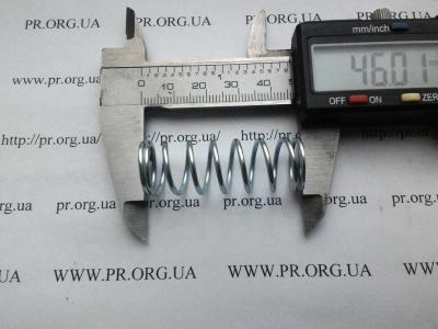 Пружина сжатия 1,5 х 15,5 х 46 (Артикул: S6648)