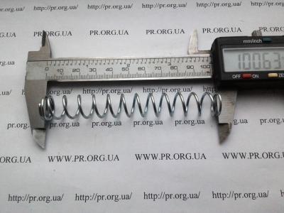 Пружина стиснення 1,5 х 14 х 100,5 (Артикул: S6655)