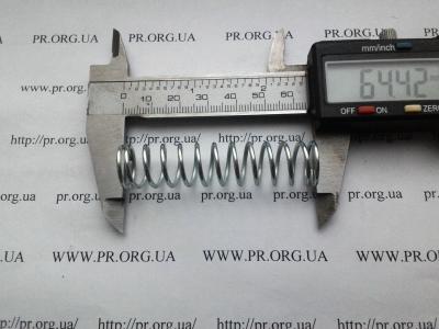 Пружина стиснення 1,5 х 14,8 х 64,5 (Артикул: S6656)