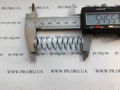 Пружина стиснення 1,5 х 14,5 х 54,5 (Артикул: S6661)