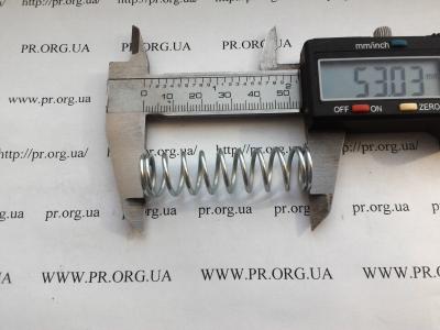 Пружина стиснення 1,5 х 14,2 х 53 (Артикул: S6663)