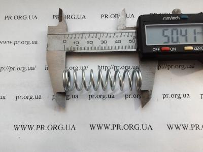 Пружина стиснення 1,5 х 14,4 х 50,5 (Артикул: S6666)