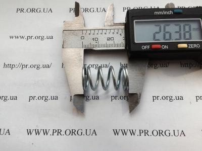 Пружина стиснення 1,5 х 14,6 х 26 (Артикул: S6673)