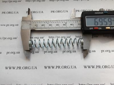 Пружина стиснення 1,5 х 11,8 х 69,5 (Артикул: S6676)