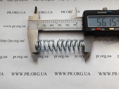 Пружина стиснення 1,5 х 13,4 х 56 (Артикул: S6679)